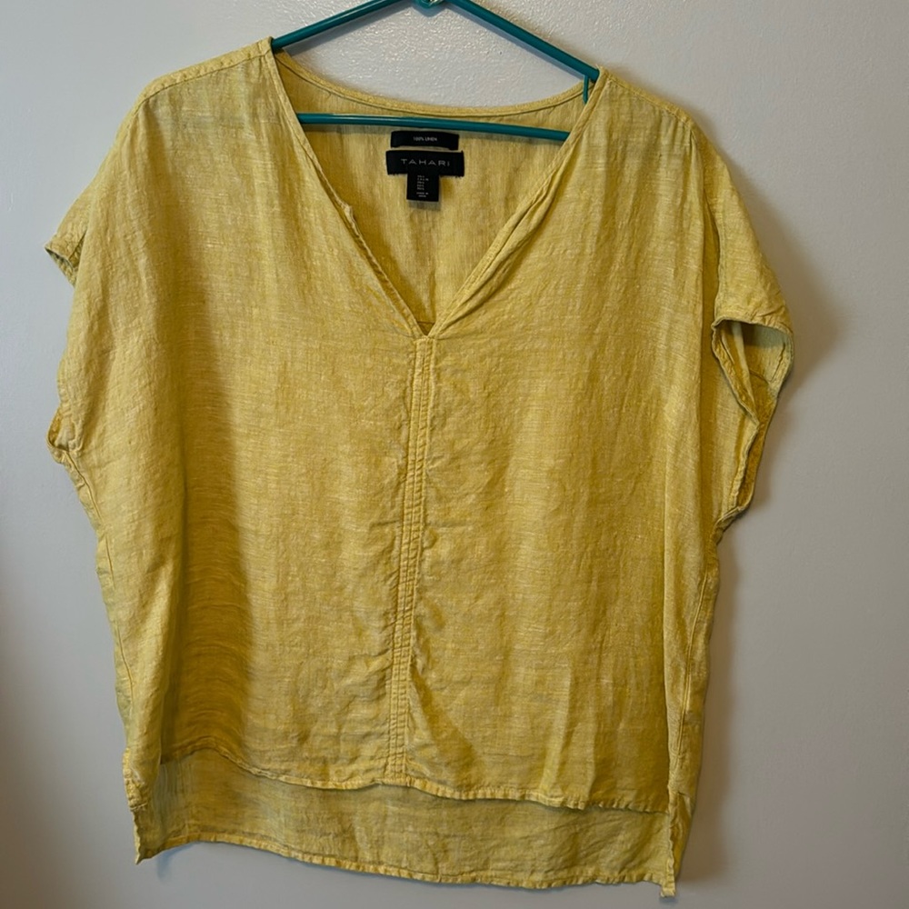 100% linen top! Worn once